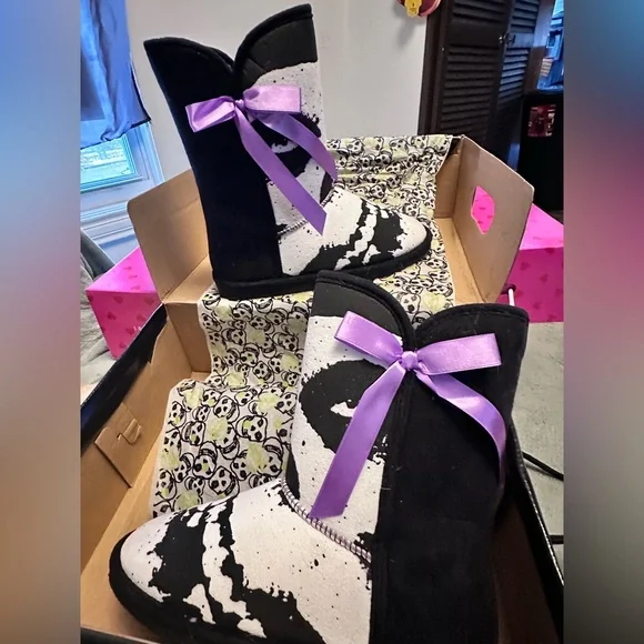 Iron Fist Mistfits Fugly Boots🖤💜💀BNIB NEVER WORN VINTAGE IN MINT CONDITION!SOLD - Picture 9 of 12